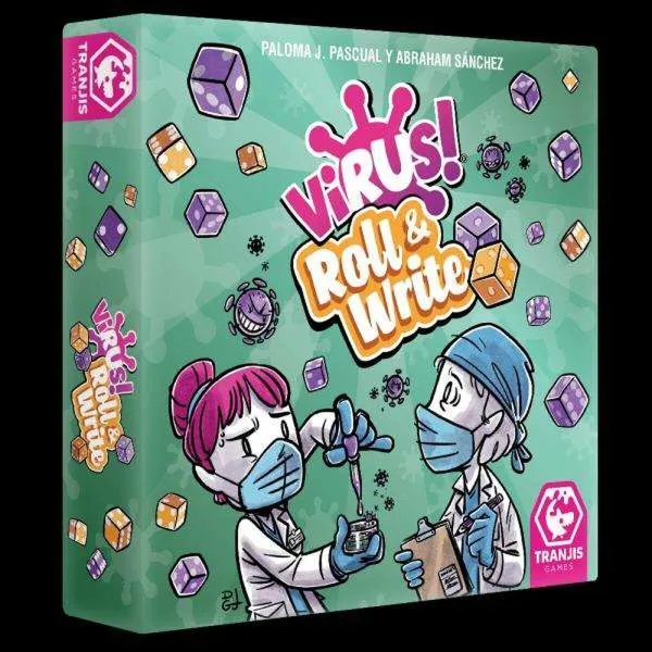 Lautapeli Tranjis Games Virus! Roll & Write