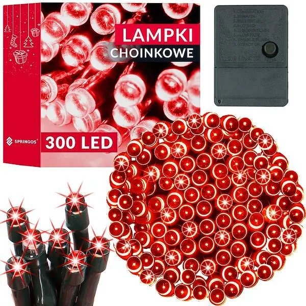Ziemassvētku lampiņas Springos CL0340 300 Led