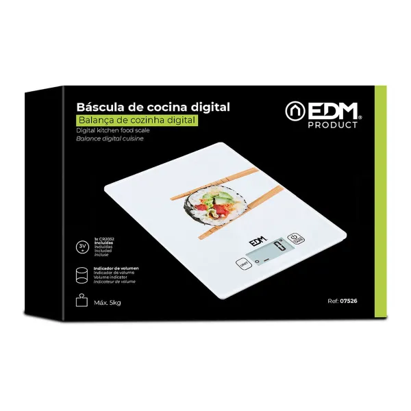 virtuvines svarstykles EDM 07526 Balta 5 kg