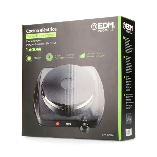 Kempinga plītiņa EDM 07658 1400 W