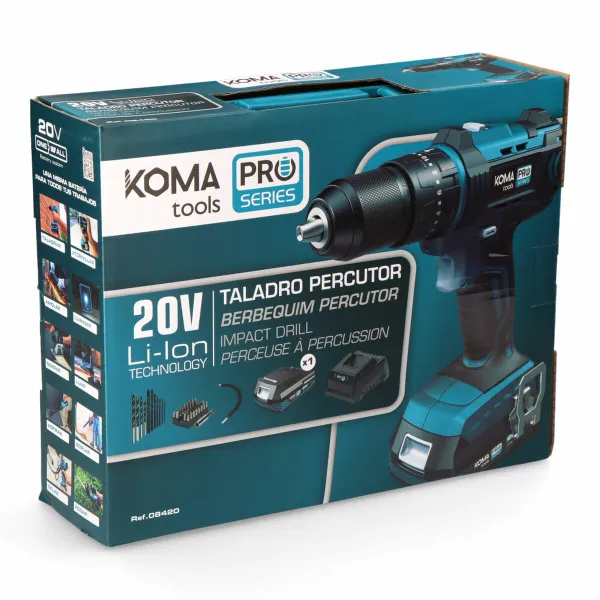 Gręžimo ir priedų rinkinys Koma Tools