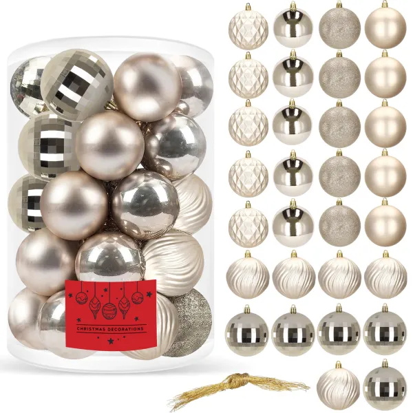 Christmas balls Springos CA0874 8cm 30 pcs