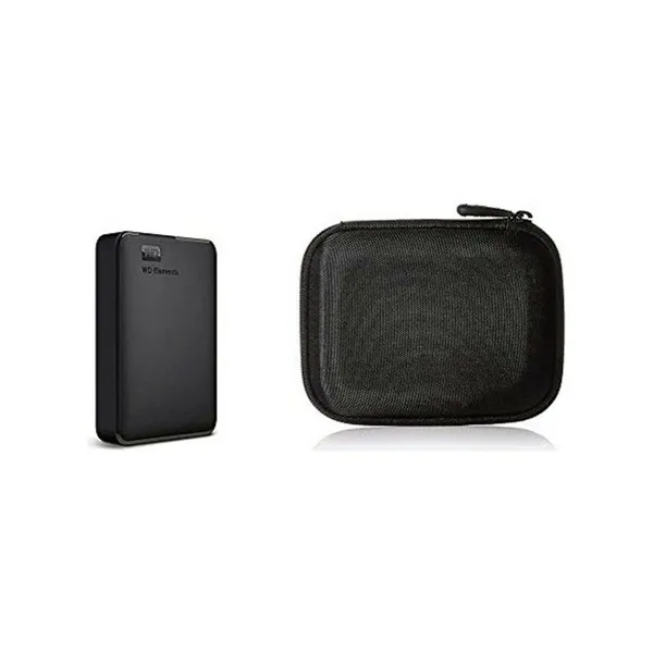 External Hard Drive Western Digital WD Elements Portable Black 4TB