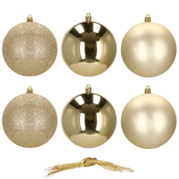 Joulupallot Springos CA0841 10cm 6 kpl