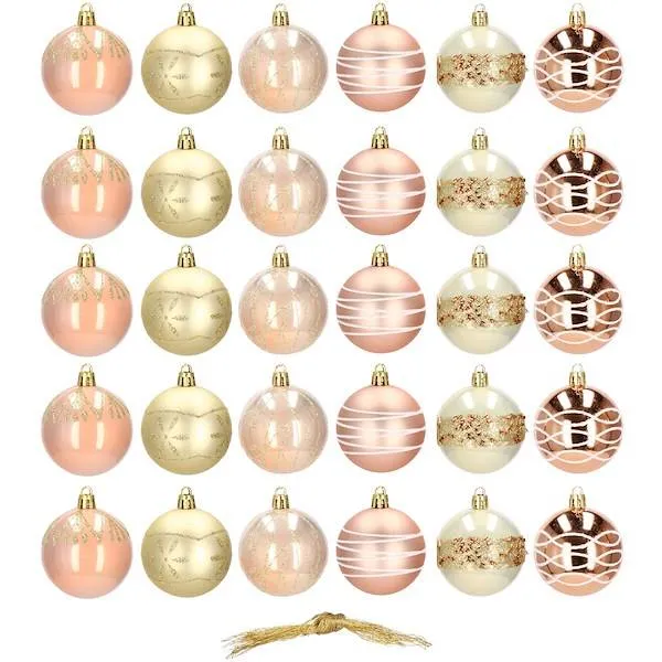 Joulupallot Springos CA0868 6cm 30 kpl