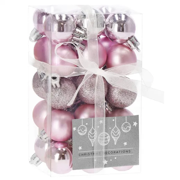 Christmas tree decoration Springos CA0121, 3 cm 30 pcs.