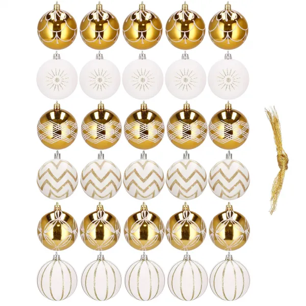 Christmas Tree Ornament Set Springos CA0152, 30 pcs