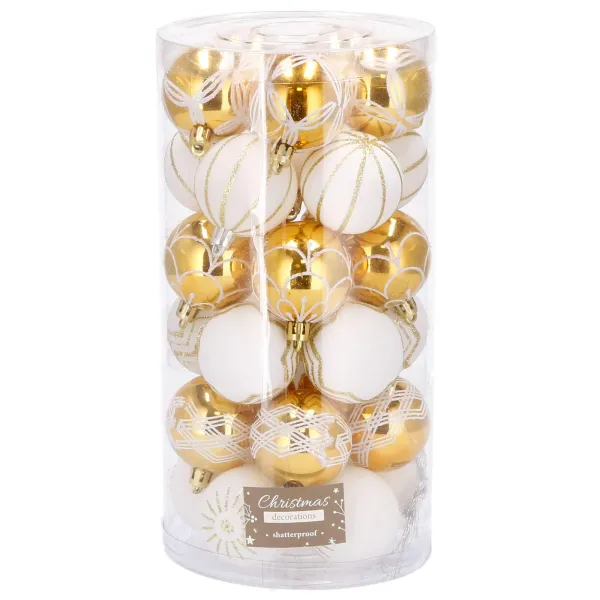 Christmas Tree Ornament Set Springos CA0152, 30 pcs