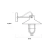 Wall Light EDM 32103 Black 60 W