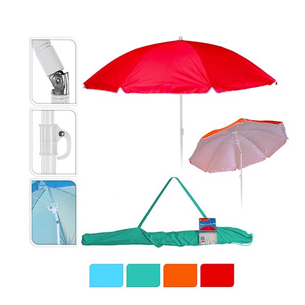 Umbrella Pro Beach Ø 160 cm Ø 160 CM Adjustable