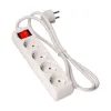 4-socket plugboard with power switch EDM 41010 Schuko (1,5 m)