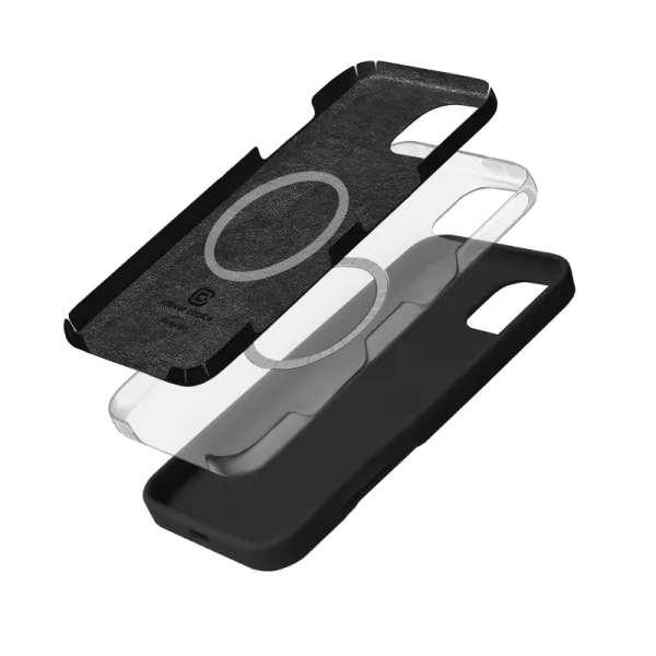 Crong Color Cover Magnetic - iPhone 16 Pro MagSafe Case (Black)