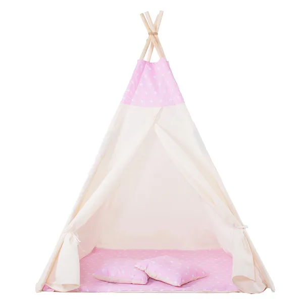 Tipi-teltta Springos TIP12, pinkki