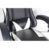 Spēļu Krēsls EDM 75194 Balts Melns