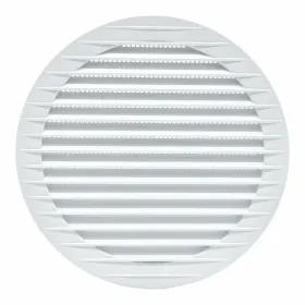 Ventilācijas režģis EDM 87721 Balts Ø 15 cm