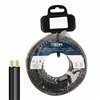 Flat parallel cable EDM 28712 Black 10 m 2 x 0,75 mm