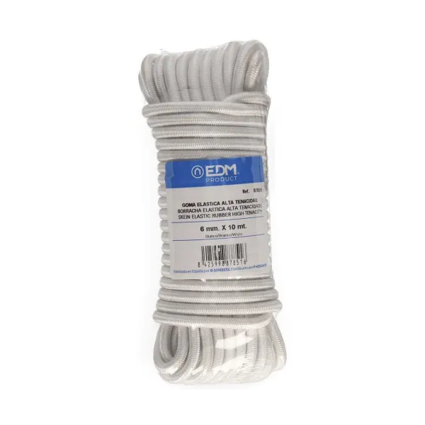 Elastinė virvė EDM 87851 Balta 10 m