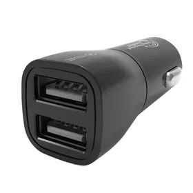 USB Car Charger with 2 Ports Muvit Black