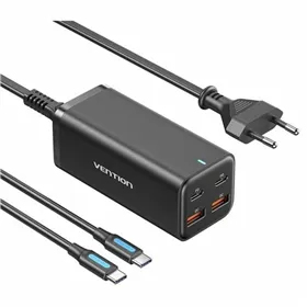 Wall Charger Vention FBSBG-EU Black 100 W