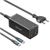 Wall Charger Vention FBSBG-EU Black 100 W