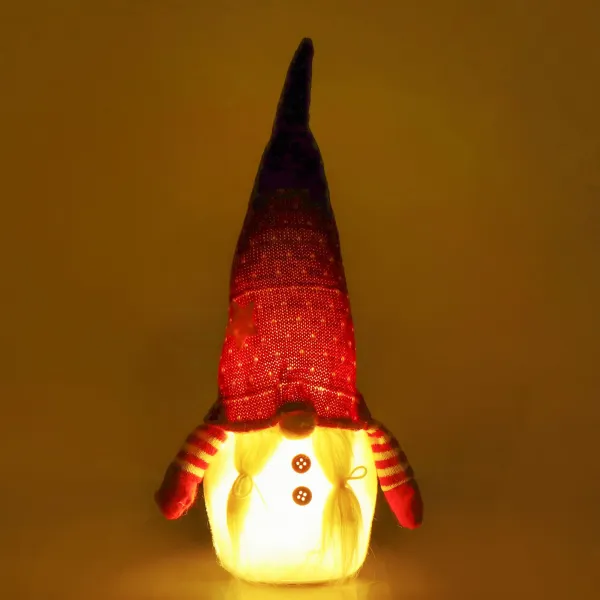 Joulutonttu led-valolla Springos CA1246 33 cm