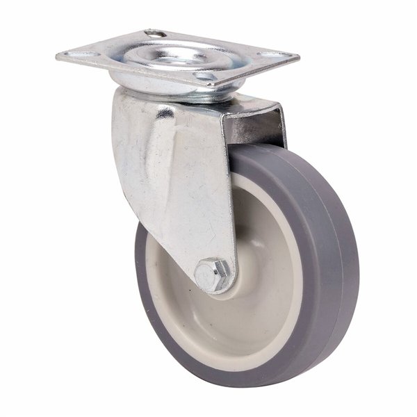 Rueda Ruedas Alex Grey Rubber Poliamix Ø 5 cm 40 kg rotary