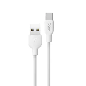Кабель USB A — USB-C Myway Белый Чёрный 1 m