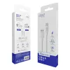 USB A - USB-C Kaabel Myway Valge Must 1 m
