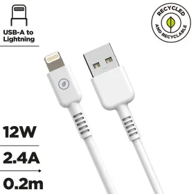USB uz Lightning Kabelis Muvit for Change Balts