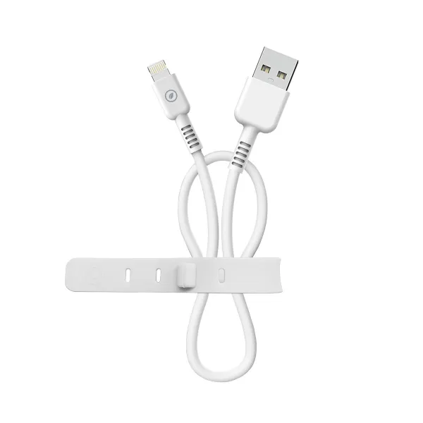 Кабель USB—Lightning Muvit for Change Белый