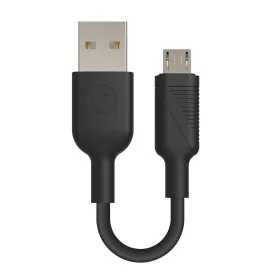USB Kabelis Muvit for Change Melns 20 cm