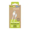 USB Kabelis Muvit Balts 20 cm