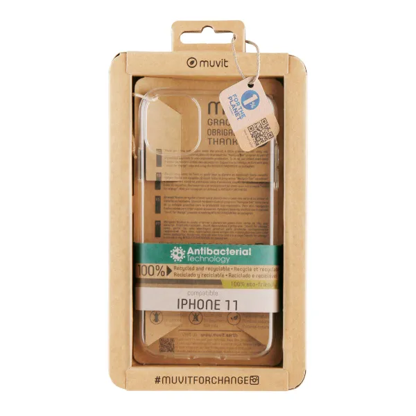 Mobile cover Muvit for Change iPhone 11 Transparent iPhone 11
