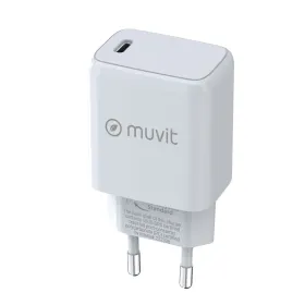 Seinalaadija Muvit MCACC0014 Valge 30 W