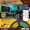 LED ribad Muvit iO Must 30 cm 3 m