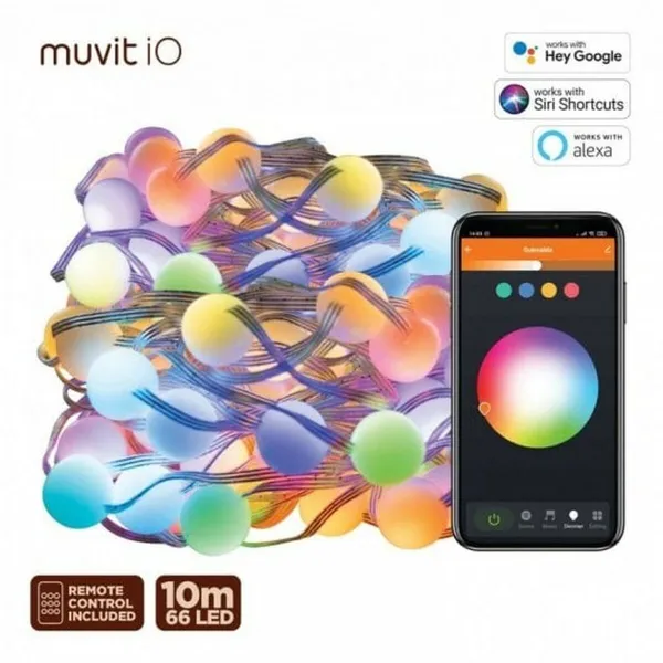 LED-valokranssi Muvit iO 10 m