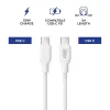 USB-C to USB-C Cable Myway MWUSC0024 White