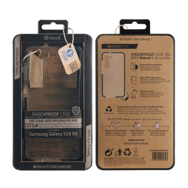 Mobile cover Muvit for Change 2m Samsung Galaxy S23
