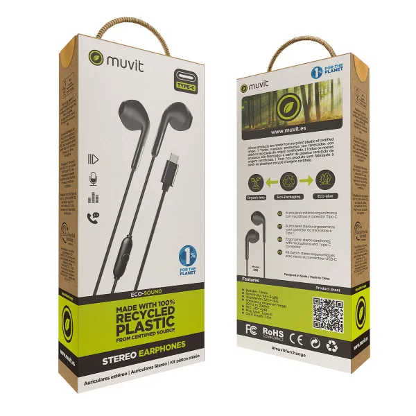 Headphones Muvit for Change E58