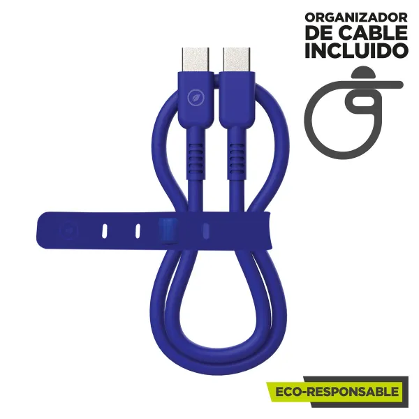 USB-C - USB-C Kaabel Muvit for Change Sinine 0,2 m