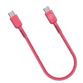 USB-C - USB-C kaapeli Muvit for Change Magenta 0,2 m