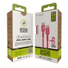 USB-C - USB-C kaapeli Muvit for Change Magenta 0,2 m