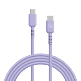 USB-C - USB-C Kaabel Muvit for Change Lavendel 1,2 m