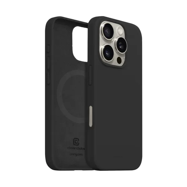 Crong Color Cover Magnetic - iPhone 16 Pro MagSafe Case (Black)