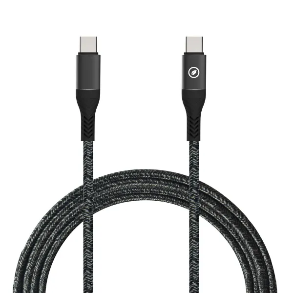 USB-C - USB-C kaapeli Muvit for Change Musta 1,2 m