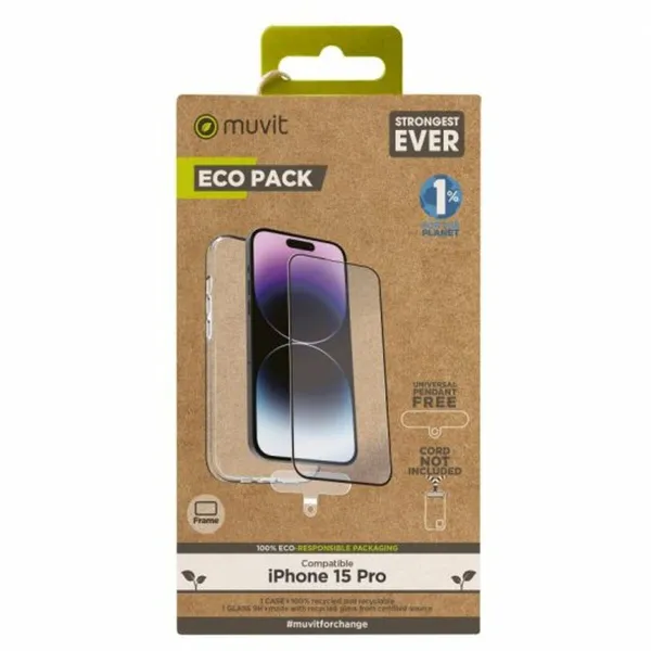 Pārvietojams Pārsegs Muvit iPhone 15 Pro iPhone 15 iPhone 15 Pro