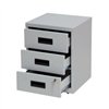 Chest of drawers Bisley Grey Metal