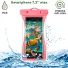 Vedenpitävä kotelo Myway Floating Pinkki Universaali 7,2" (7")