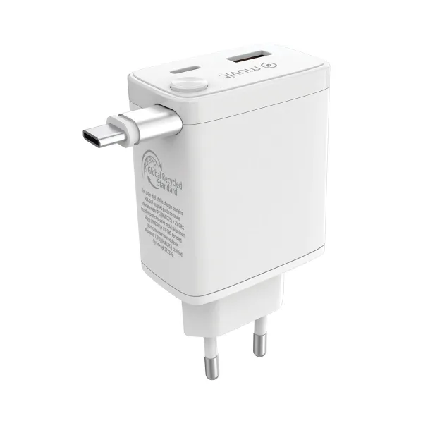 Wall Charger Muvit WCEU63-30-AC2 White 30 W