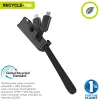 USB-kaabel Muvit MC167-RA-A Must
